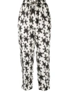 ODEEH ABSTRACT-PRINT HAREM TROUSERS