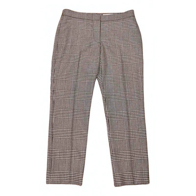 Pre-owned Alexander Mcqueen Wool Trousers In Multicolour