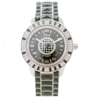 Pre-owned Dior Silver Steel Watches