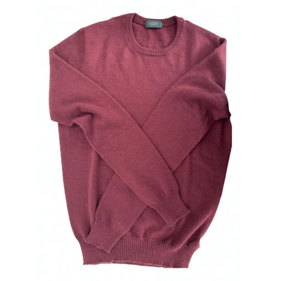 Pre-owned Zanone Burgundy Knitwear & Sweatshirt