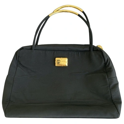 Pre-owned Nina Ricci Cloth Handbag In Black