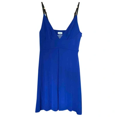 Pre-owned La Perla Mini Dress In Blue