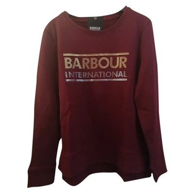 Pre-owned Barbour Red Cotton Knitwear