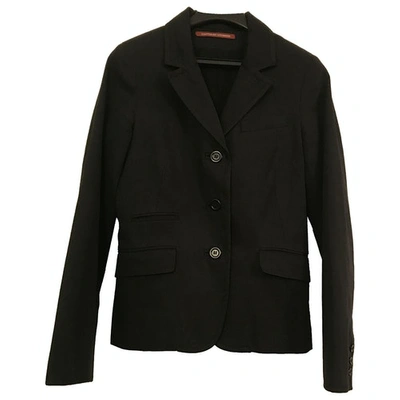 Pre-owned Comptoir Des Cotonniers Jacket In Black