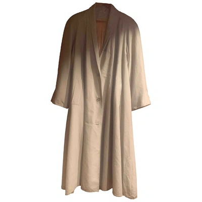 Pre-owned Marella Trench Coat In Beige