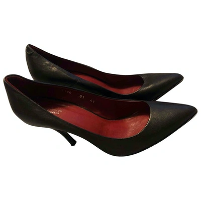 Pre-owned Comptoir Des Cotonniers Leather Heels In Black