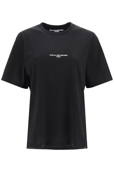 Stella Mccartney Stella 2001 Mini Logo T-shirt In Black