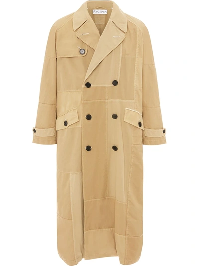 Jw Anderson Belted Trench Coat In Neutrals