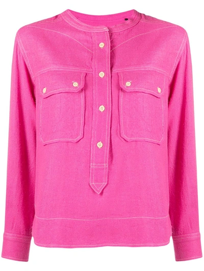 Isabel Marant Tecoyo Blouse In Fuxia Polyester