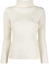 ISSEY MIYAKE PLEATED ROLL NECK TOP