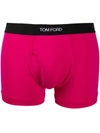 Tom Ford Logo Waistband Boxer Briefs In Pink