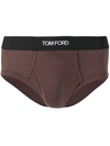 TOM FORD LOGO-WAISTBAND BOXERS