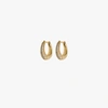 Tom Wood Women's Link Liz Gold-plated & Diamond Pavéhoop Earrings In Gold