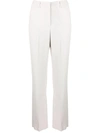 EMPORIO ARMANI HIGH-WAISTED PLEAT DETAIL TROUSERS