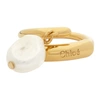 CHLOÉ GOLD PEARL DARCEY BAROQUE RING