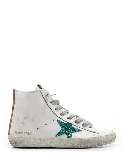 Golden Goose Francy Sneakers In White Leather