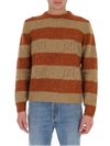 GUCCI GUCCI GG STRIPED KNIT JUMPER