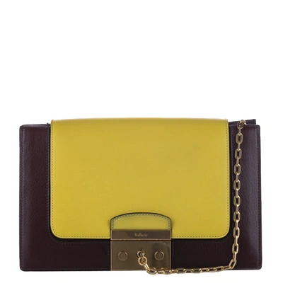 Pre-owned Mulberry Yellow/brown Leather Pembroke Bag In Multicolor