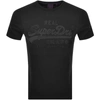 SUPERDRY SUPERDRY VINTAGE LOGO T SHIRT BLACK