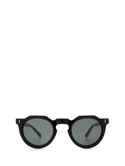 Lesca Picas Noir Sunglasses In Black