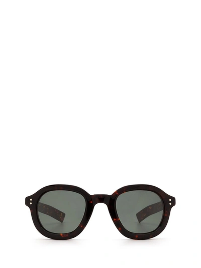 Lesca Largo Dark Tortoise Sunglasses In Multi