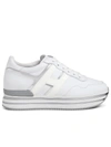 Hogan Sneaker Low H483 Kalbsleder Logo Weiss-kombi In White
