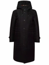 BURBERRY BLACK WITHMAN COAT