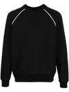 ALCHEMY STRIPE-PRINT CREW-NECK SWEATSHIRT