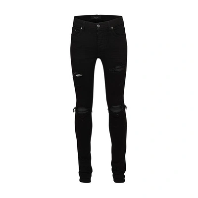 Amiri Mx1 Distressed Slim-fit Jeans - 黑色 In Black