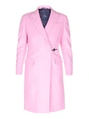 FAY WOOL AND CASHMERE HOOK COAT IN PINK