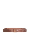 Off-white New Logo Classic Industrial Belt In Pink Nude