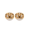 VALENTINO GARAVANI VLOGO FAUX PEARL EARRINGS,P00527966