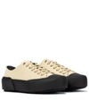 JIL SANDER LEATHER PLATFORM trainers,P00532452