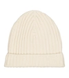 BARRIE RIBBED-KNIT CASHMERE BEANIE,P00538959