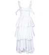 BROCK COLLECTION SAMANTA TIERED LINEN GOWN,P00539734