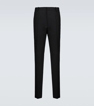 Jil Sander Elasticated-waist Straight Trousers In Black
