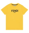 FENDI LOGO棉质T恤,P00530729