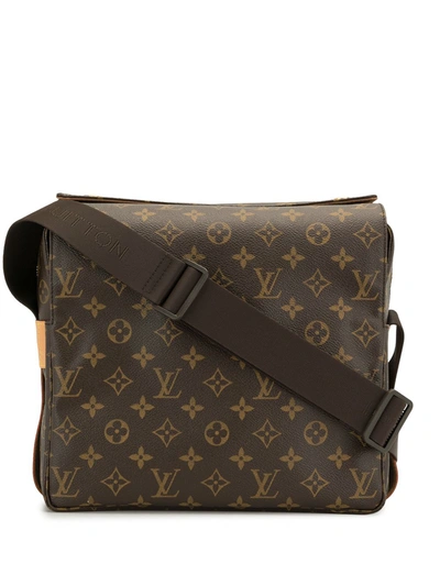 Pre-owned Louis Vuitton 2008  Naviglio Messenger Bag In Brown