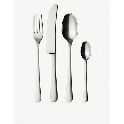 Georg Jensen Copenhagen 24pc Stainless Steel Cutlery Set In Silver