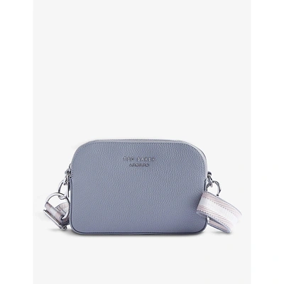 Ted Baker Amerrah Grained Leather Camera Bag In Grey