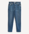 RE/DONE HIGH-RISE ANKLE CROP JEANS,000599997