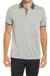 TED BAKER SHRED TIPPED PIQUE POLO,244470