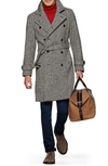 SUITSUPPLY DOUBLE BREASTED WOOL OVERCOAT,J634I