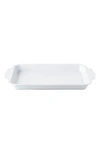 Juliska Berry And Thread Rectangular Melamine Serving Tray In Whitewash