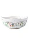 Juliska North Pole Serving Bowl In White Multi