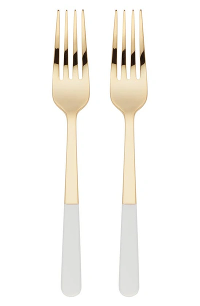 KATE SPADE KATE SPADE NEW YORK WITH LOVE SET OF 2 TASTING FORKS,L890012