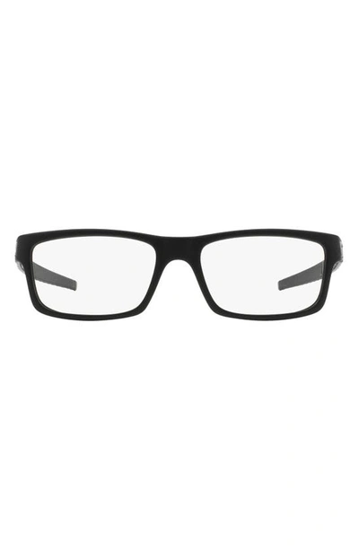 Oakley Currency 54mm Square Optical Glasses In Satin Black