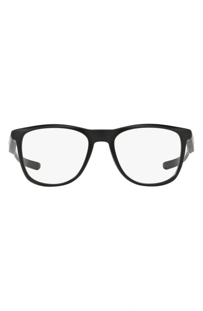 Oakley Eckige Ojector Rx Sonnenbrille In 817702 Satin Grey Smoke