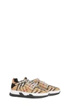 BURBERRY BROCKTON CHECK LACE-UP SNEAKER,8037068