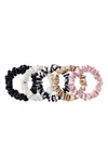 Slip Pure Silk 5-pack Midi Scrunchies In Mixed